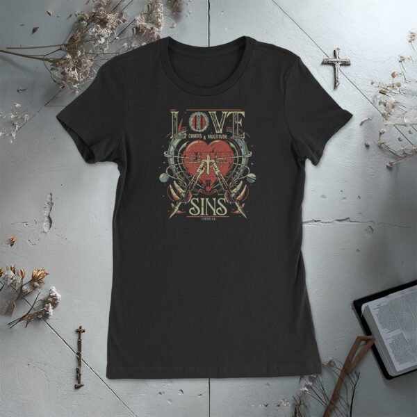 Love Covers Sin Women's Tee