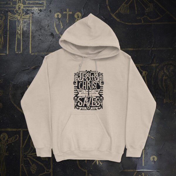 Jesus Christ Saves (BO) Heavy Blend™ Hooded Sweatshirt