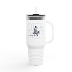 Boss Ride Insulated Travel Mug - 40oz - Perfect Gift for Easter