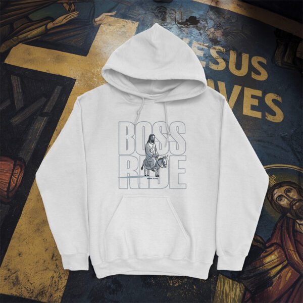 Boss Ride: Heavy Blend™ Hooded Sweatshirt Christian Easter Design