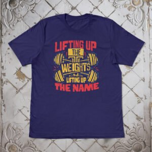 Lifting Up the Name, Motivational Christian Workout Tee